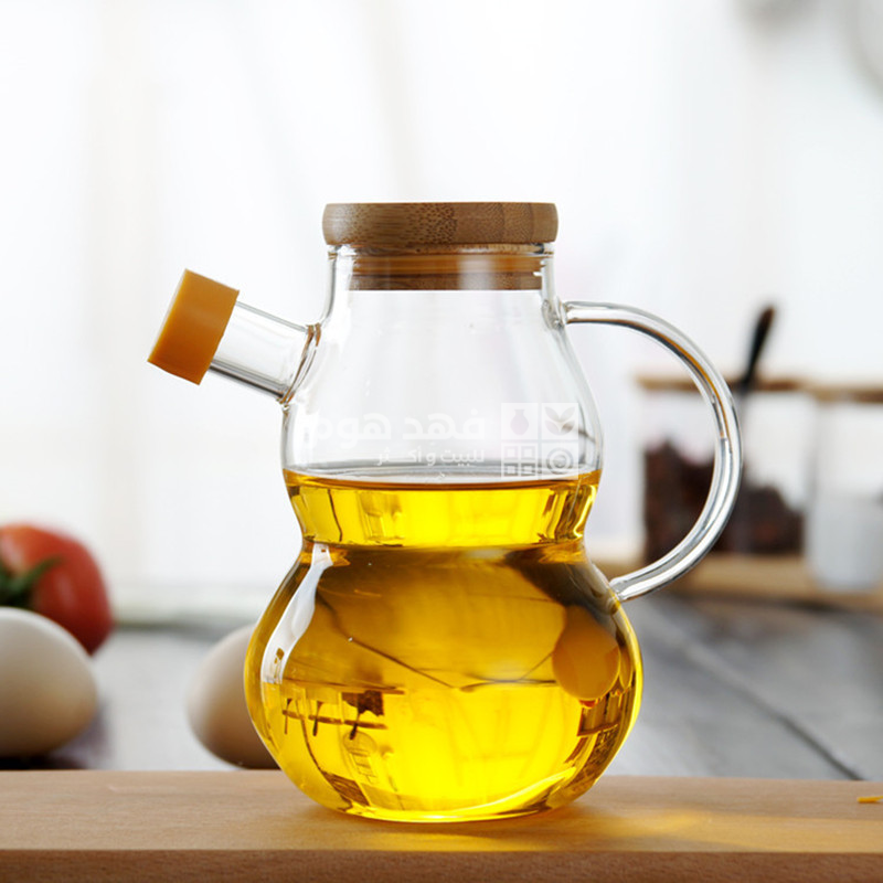 ابريق زيت زجاج 15سم 400 مل Q17/88