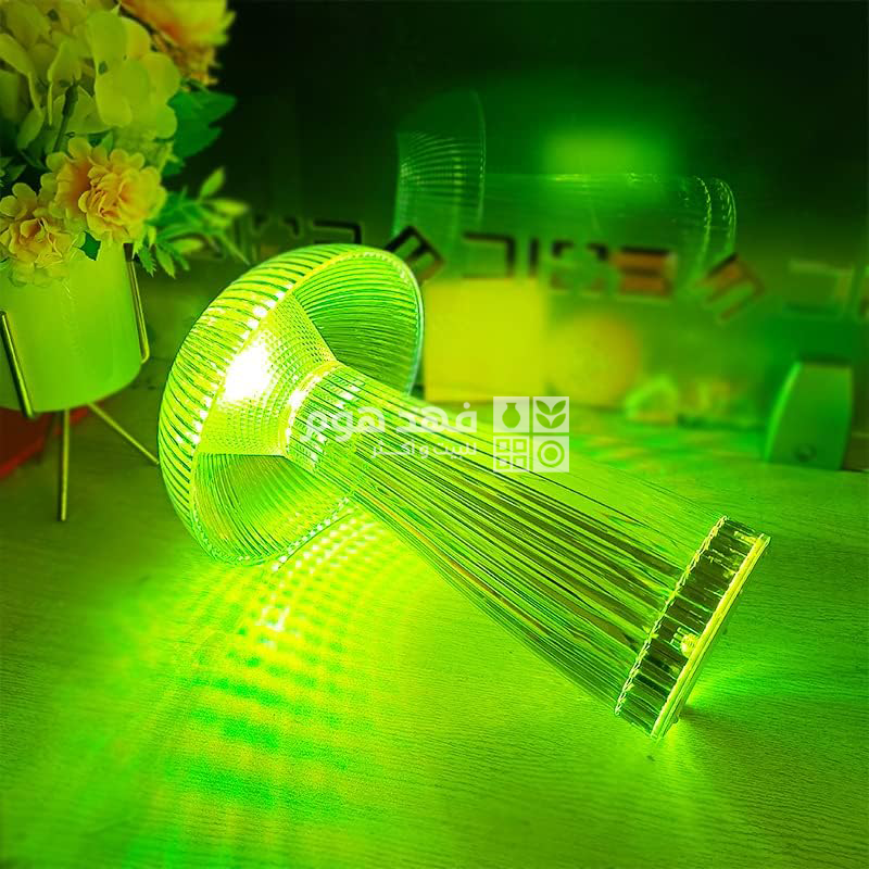 تيبل لامب كرستال USB اضاءة ملونة 26 سم G527