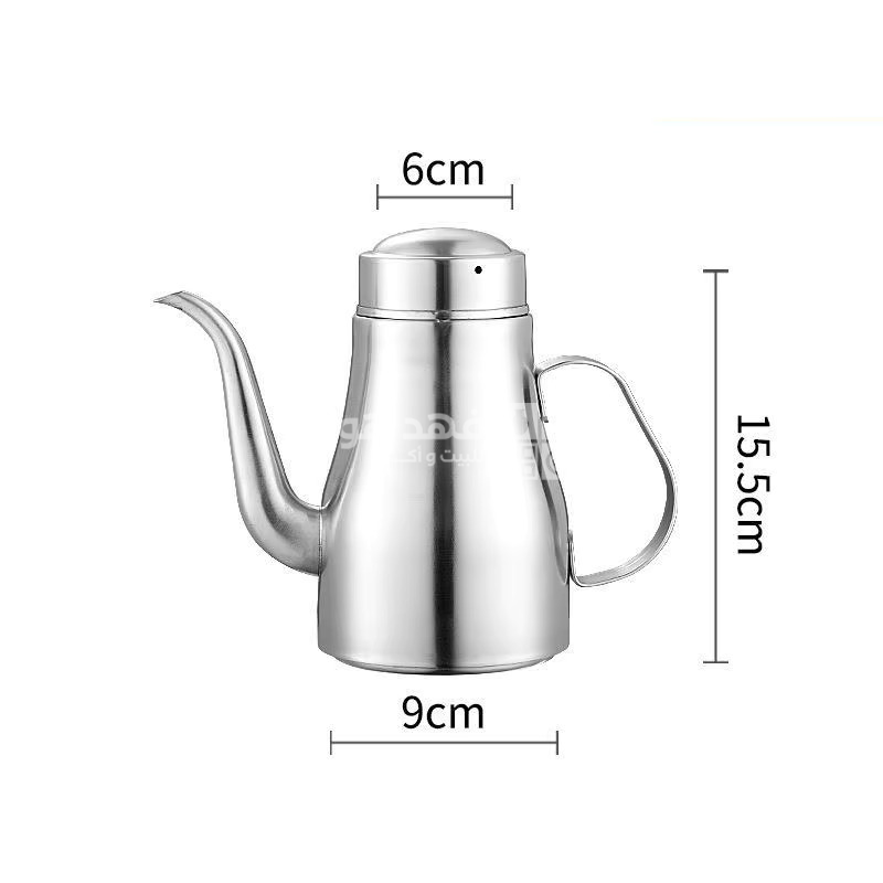 ابريق زيت ستانلس ستيل 18oz س Q27/159