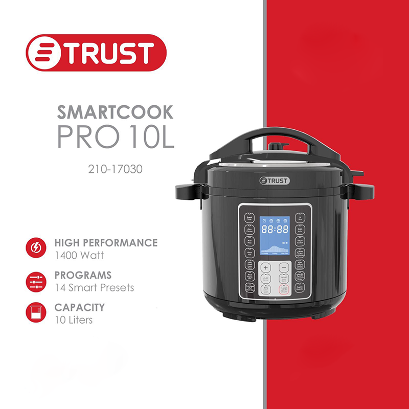 طنجرة ضغط كهربائية ترست 10 لتر / 1400W