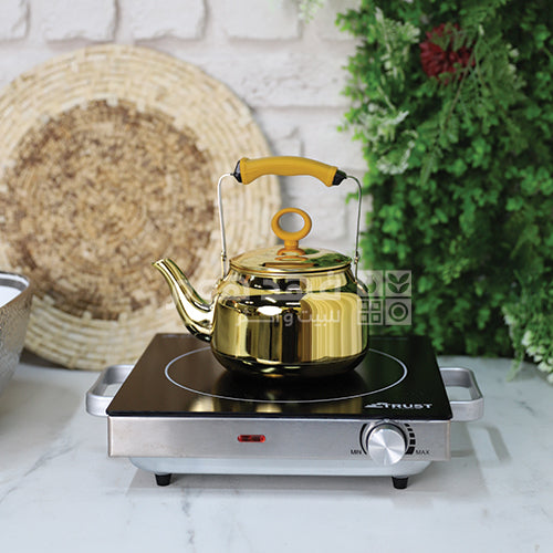 ابريق شاي 1.5 لتر HOME LIFE ذهبي