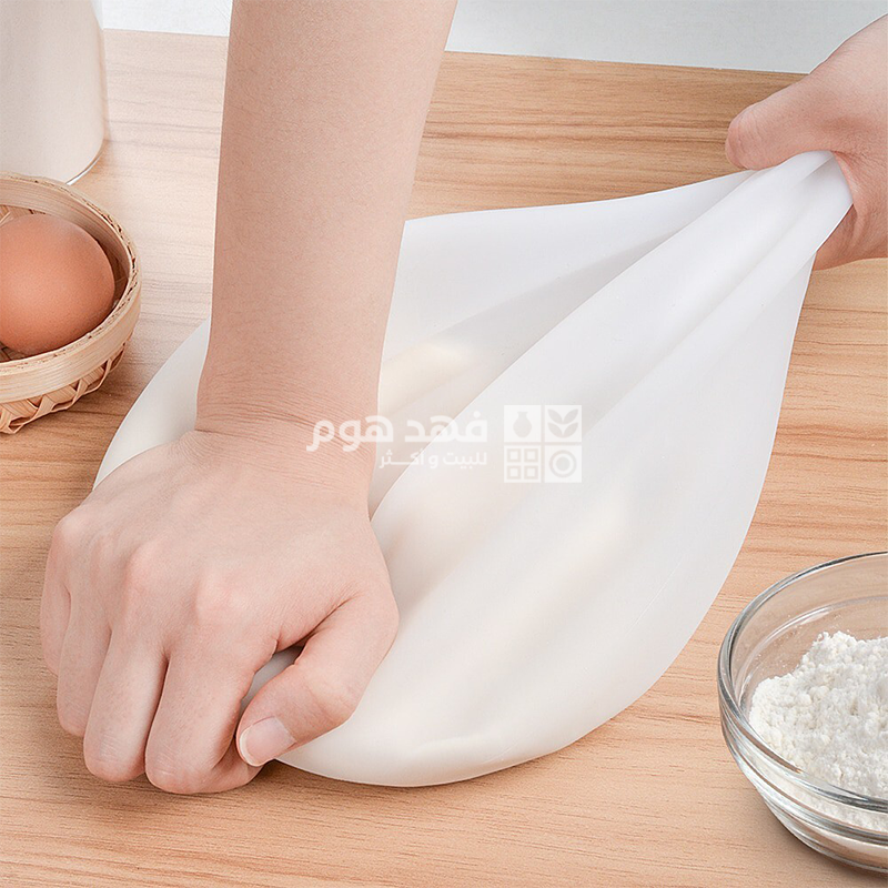 كيس جلدة عجين ابيض سلكون 31*38 سم FH3/9
