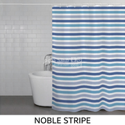 ستارة حمام طبقة NOBLE STRIPE BLUE SHOWER 180*200CM