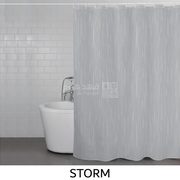 ستارة حمام طبقة STORM GREY SHOWER 180*200CM