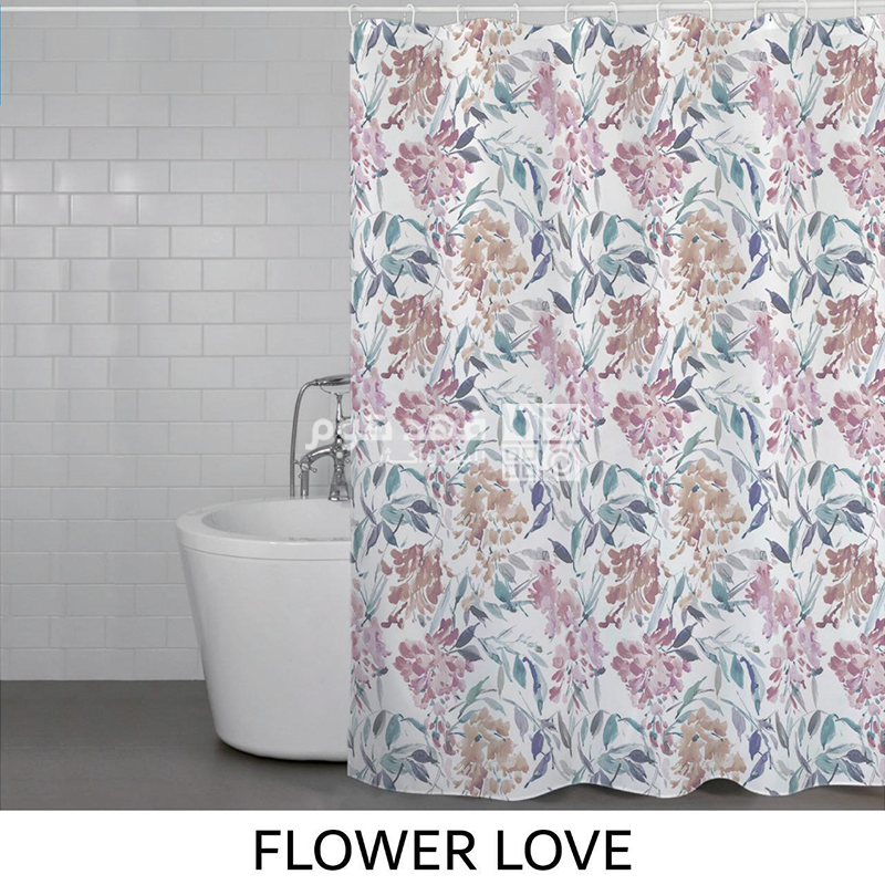 ستارة حمام طبقة FLOWER LOVE MULTICOLOR SHOWER 180*200CM