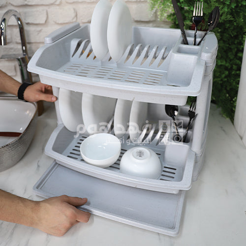 مشك صحون طبقة و نص بلاستك