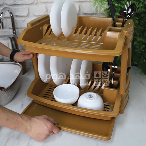 مشك صحون طبقة و نص بلاستك