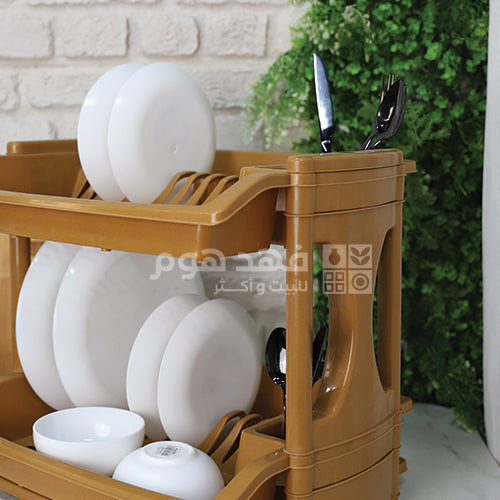 مشك صحون طبقة و نص بلاستك