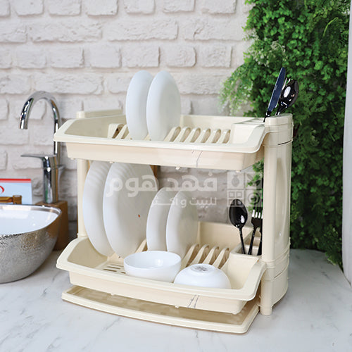 مشك صحون طبقة و نص بلاستك