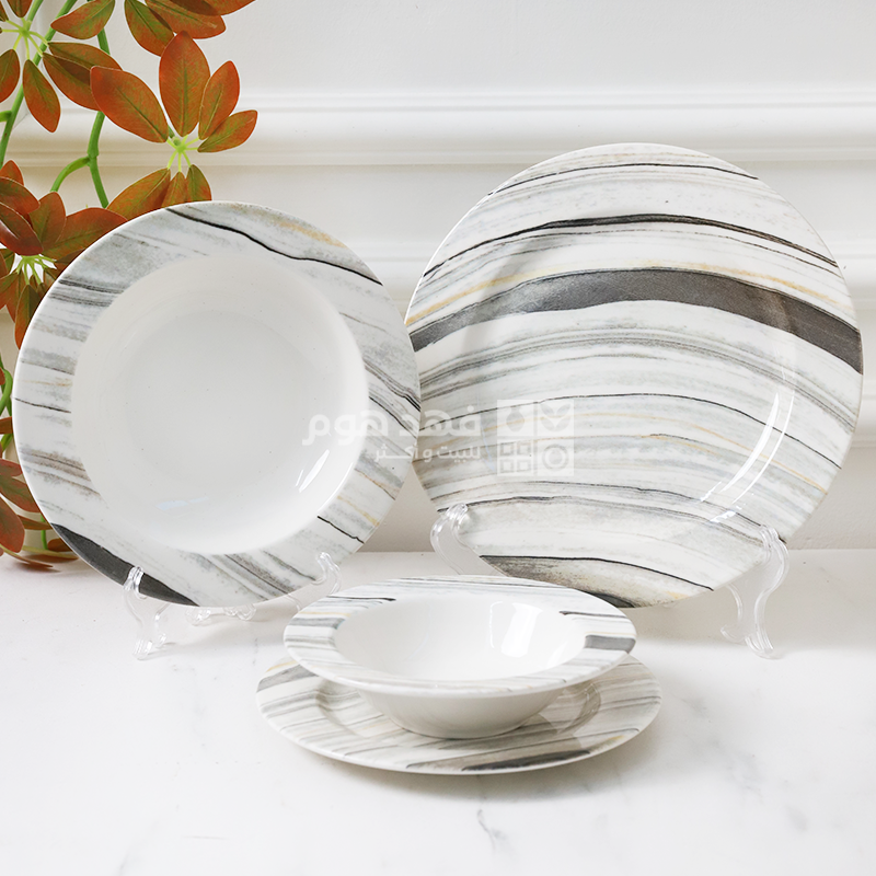 طقم صحون 24 قطعة IRIS STONEWARE