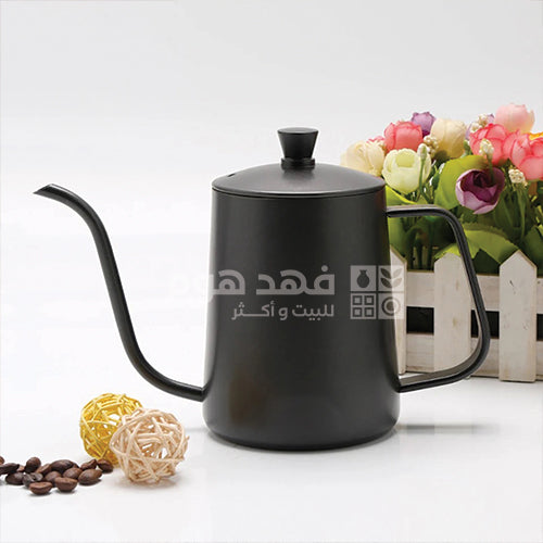 ابريق شاي ستانلس ستيل أسود بغطا bl250/2=م2