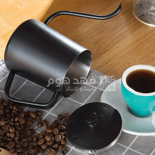 ابريق شاي ستانلس ستيل أسود بغطا bl250/2=م2