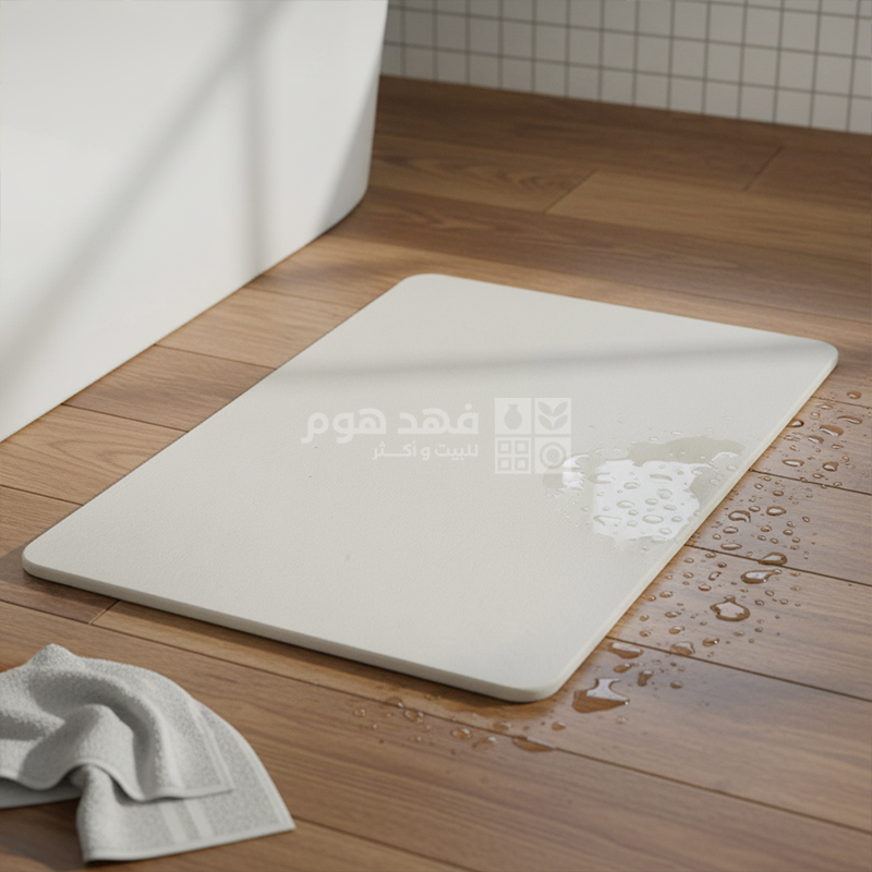 دعسة حمام حجرية فائقة الامتصاص 39*60 سم PLAIN IVORY