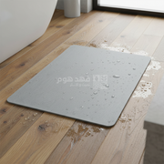 دعسة حمام حجرية فائقة الامتصاص 39*60 سم PLAIN LIGHT GREY