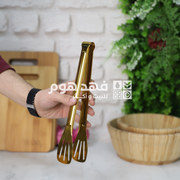 ملقط سلطة طويل ذهبي FH9/35
