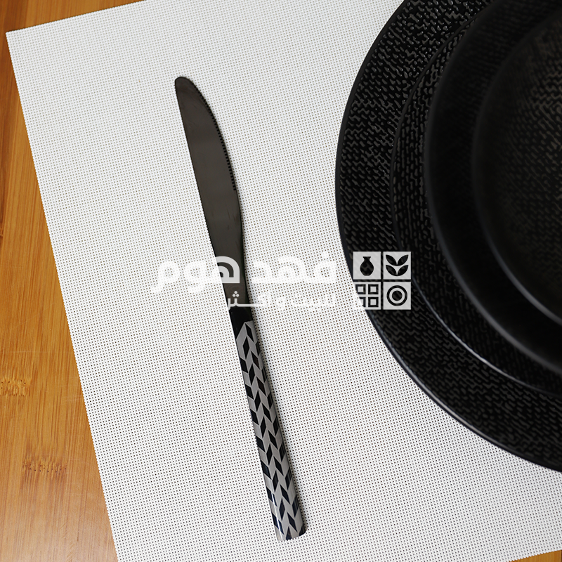 سكاكين ستيك اسود مرسم SKB1160