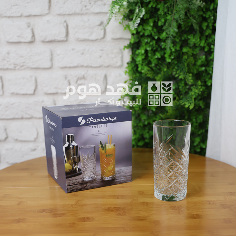 طقم/4 كاسات تايم ليس طويل 52820