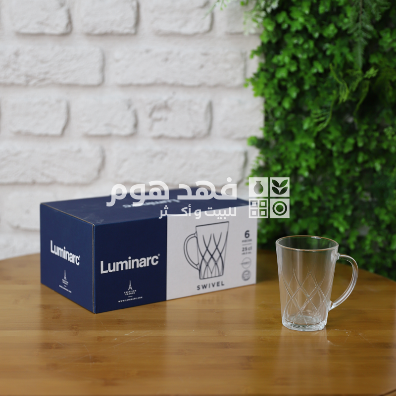 طقم/6 كاسات شاي لومينارك swivel