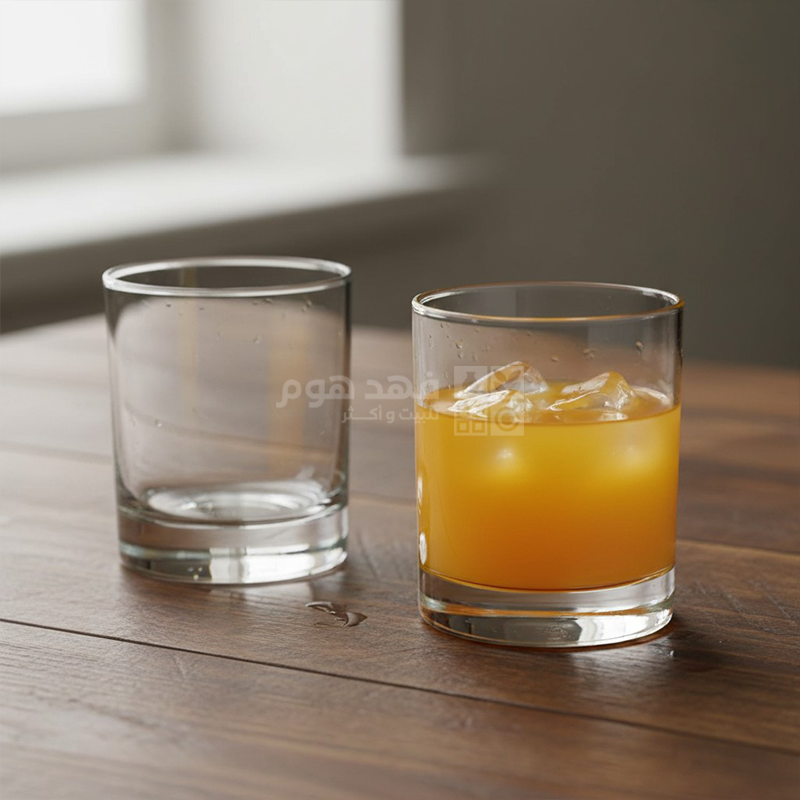 طقم/6 كاسات عصير زجاج 300 مل / ADA382