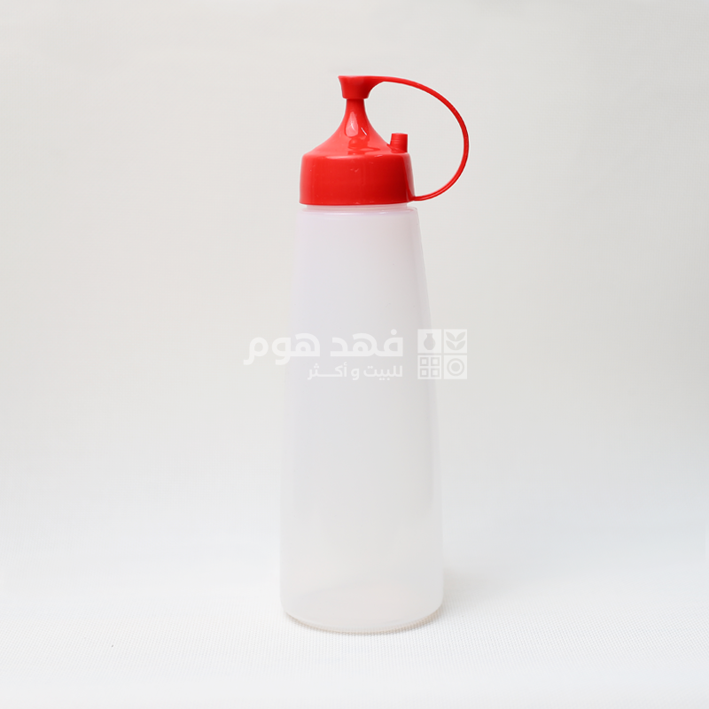 علبة كاتش اب بلاستك غطا احمر 800مل A41/14 z13/16