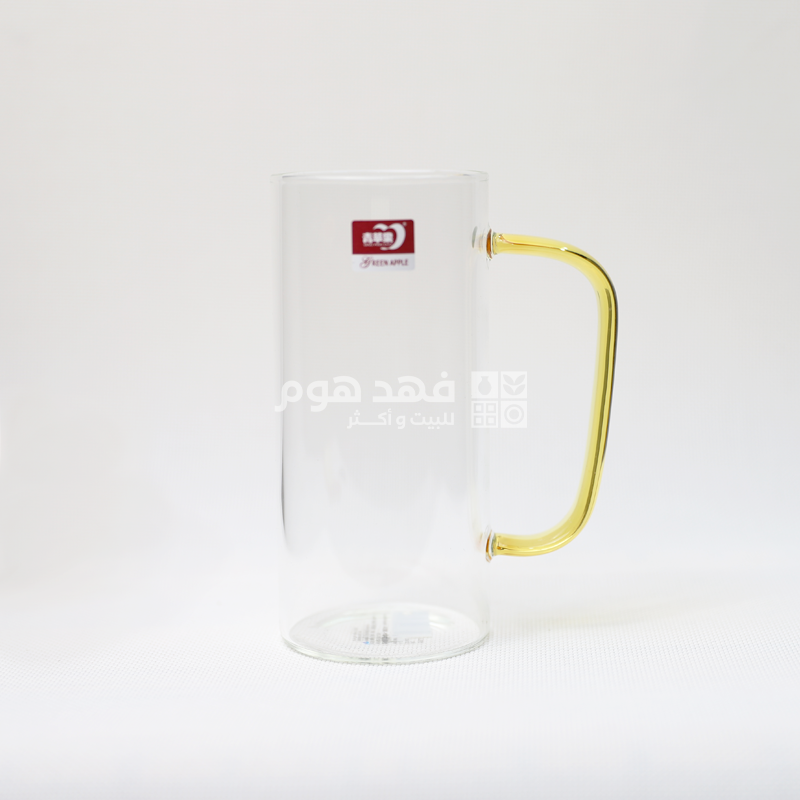 مج شفاف يد ملون طويل 380مل B16/47