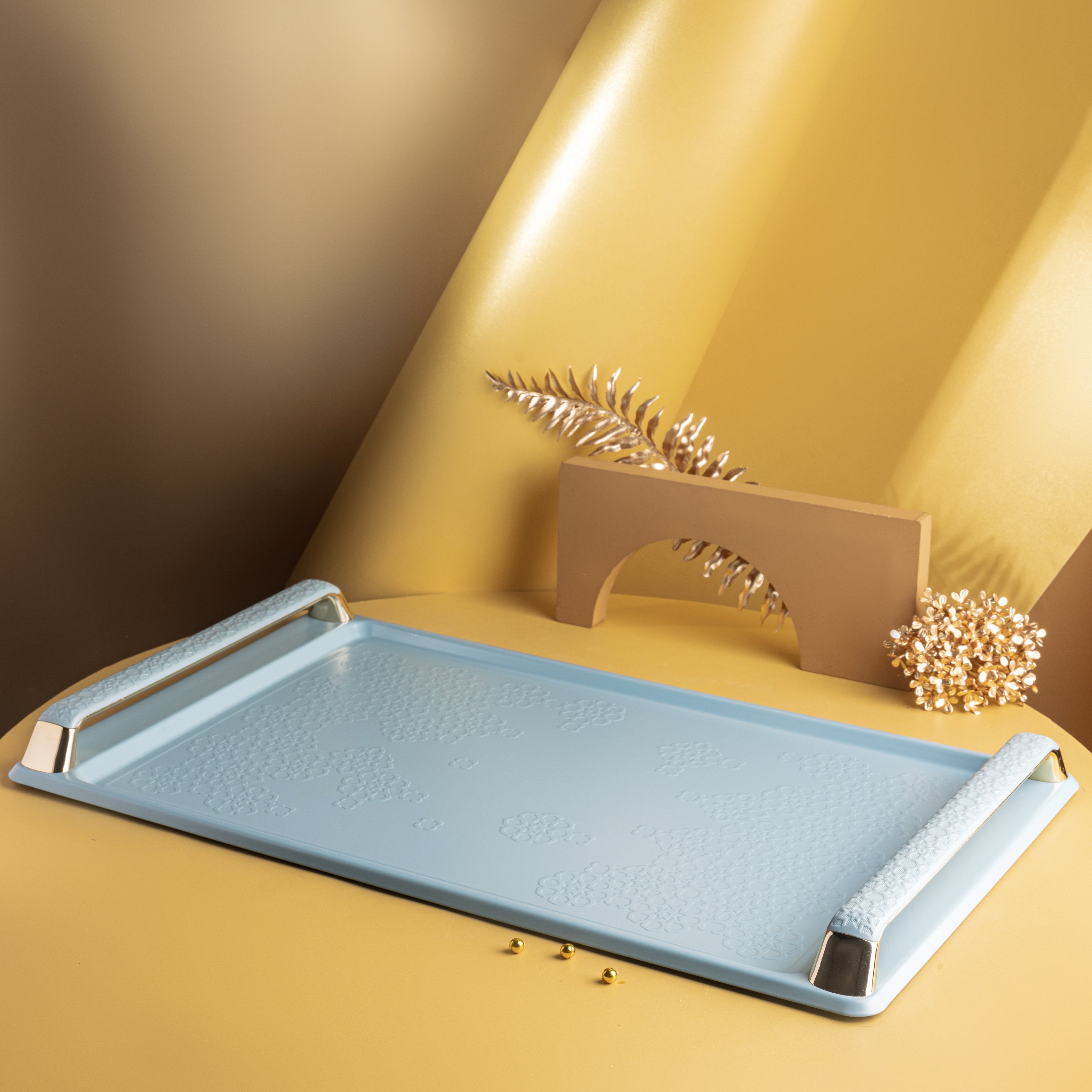 صينية ضيافة تاج 1042 ازرق