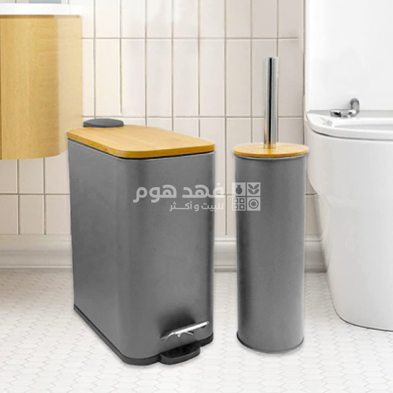 طقم سلة مع فرشاة ستانلس