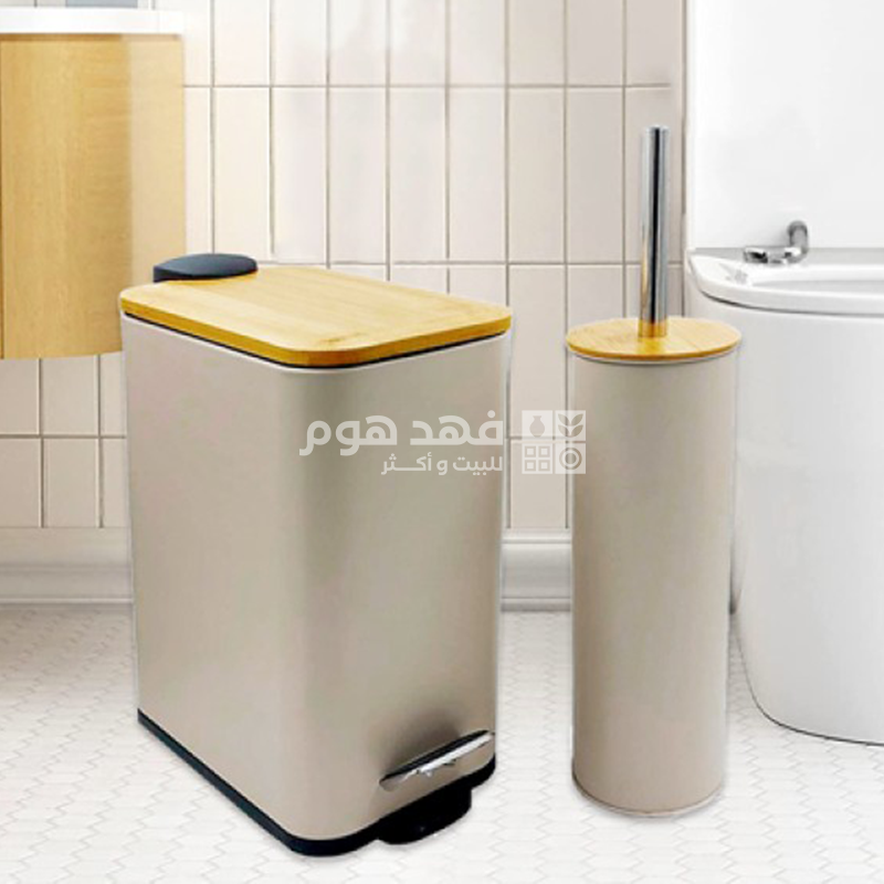 طقم سلة مع فرشاة ستانلس