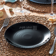 Pampille Black, Tempered Dessert Plate 19
