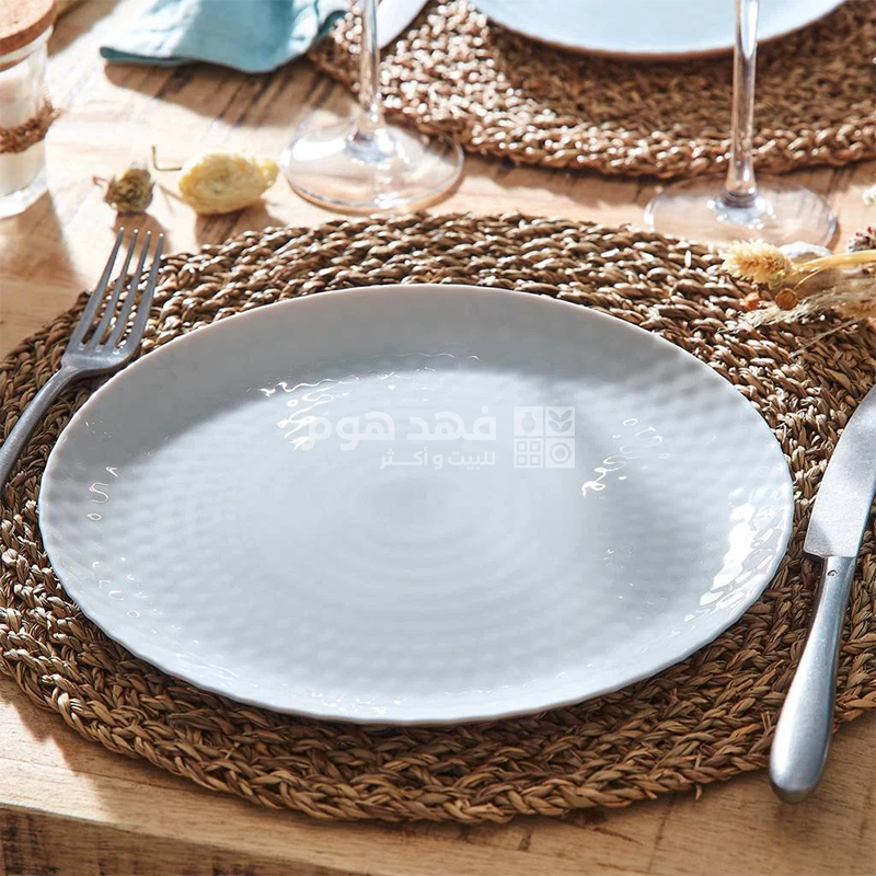 Pampille Granit, Tempered Dinner Plate 25