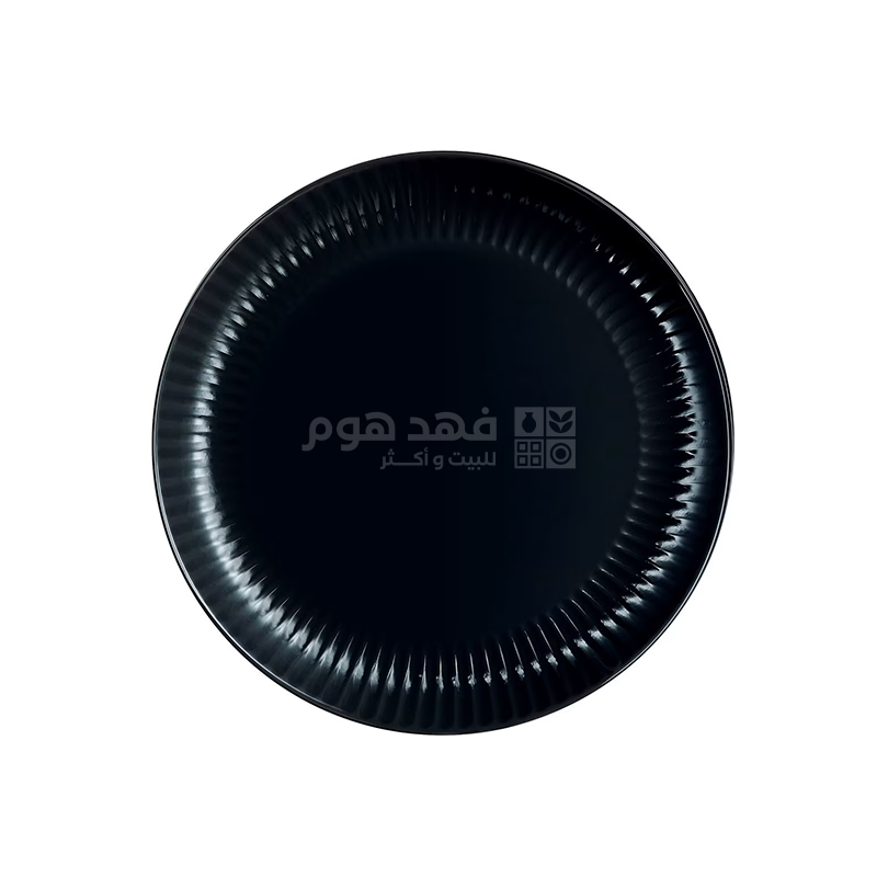 طقم 6 صحون رئيسي cottage اسود 25 سم