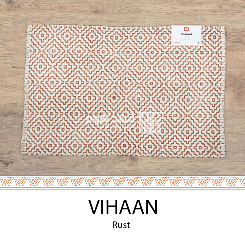 دعسة هندي قطن 70*140سم VIHAAN RUST