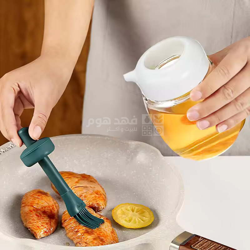 مرتبان زيت مع فرشاة Z3-14