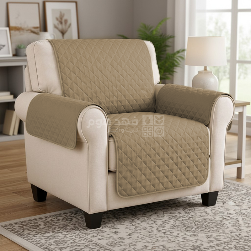طقم غطاء كنب 7 مقاعد SURE-FIT SOFA COVER TAUPE