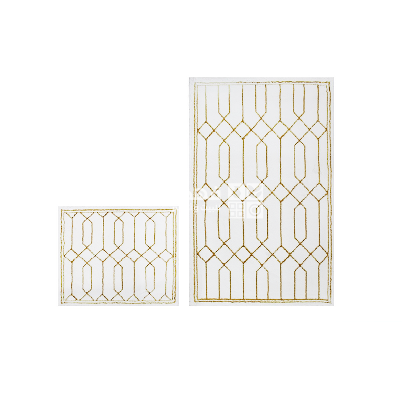طقم دعسات 2 قطعة 60*100 سم LUXURY MIGE GOLD