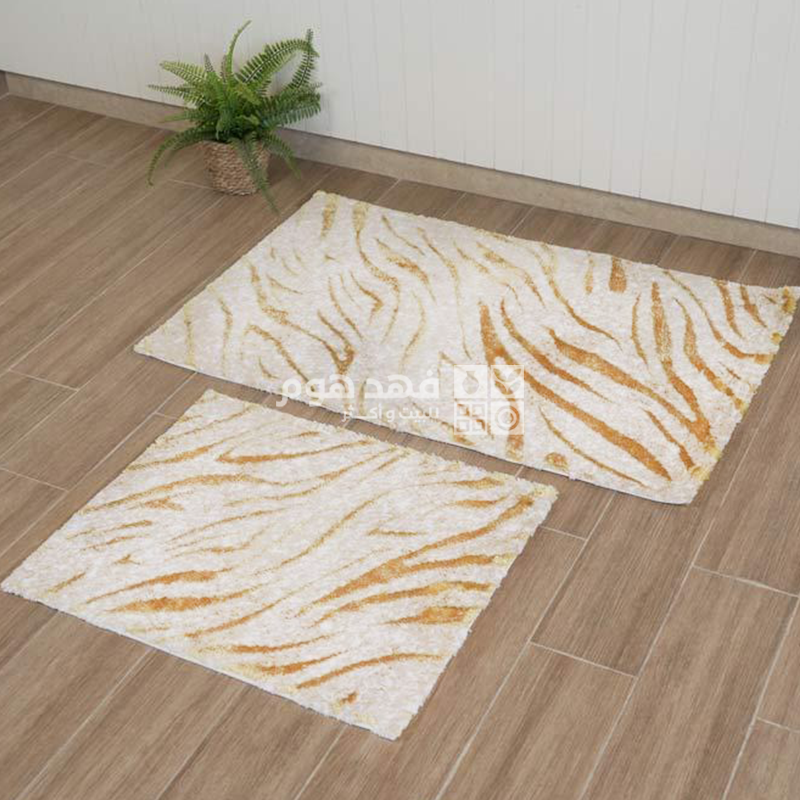 طقم دعسات 2 قطعة 60*100 سم LUXURY ZETRA GOLD