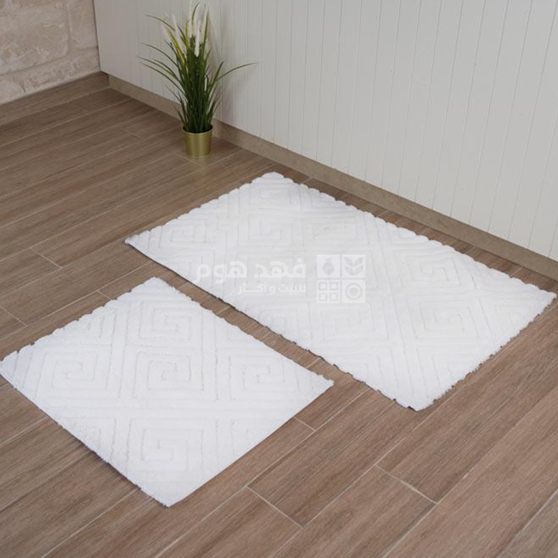 طقم دعسات 2 قطعة 60*100 سم LUXURY FLOORART ECRU