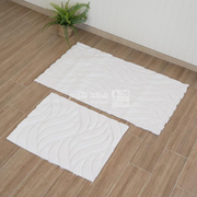 طقم دعسات 2 قطعة 60*100 سم LUXURY JUPEN ECRU