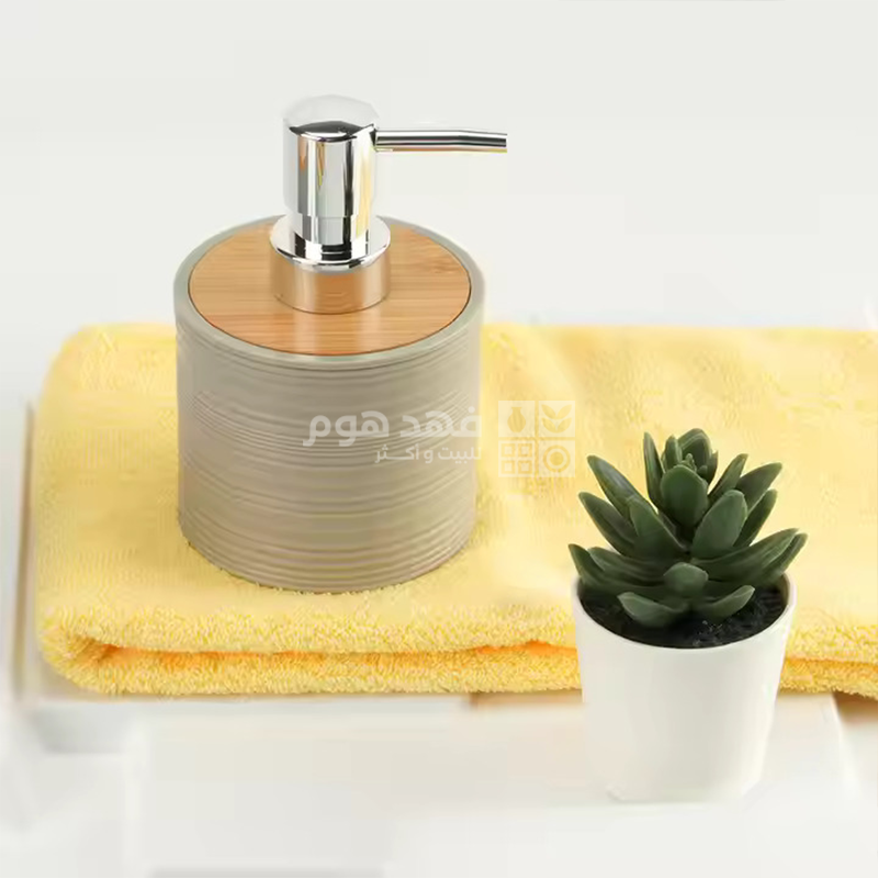 طقم/5 حمام بيضاوي محزز