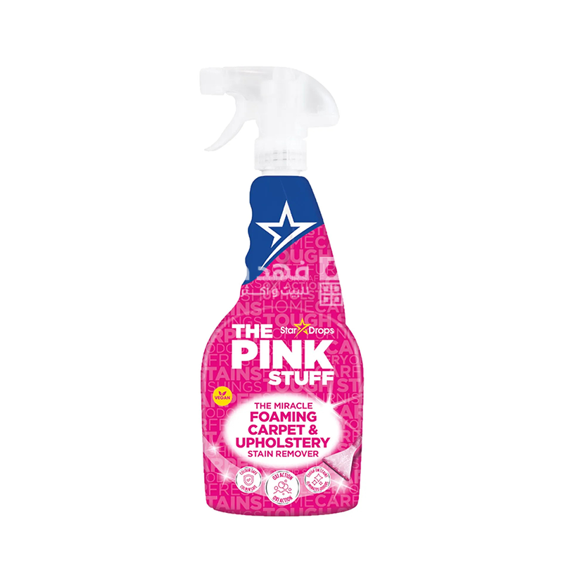 بخاخ مزيل البقع الرغوي للسجاد والقماش THE PINK STUFF