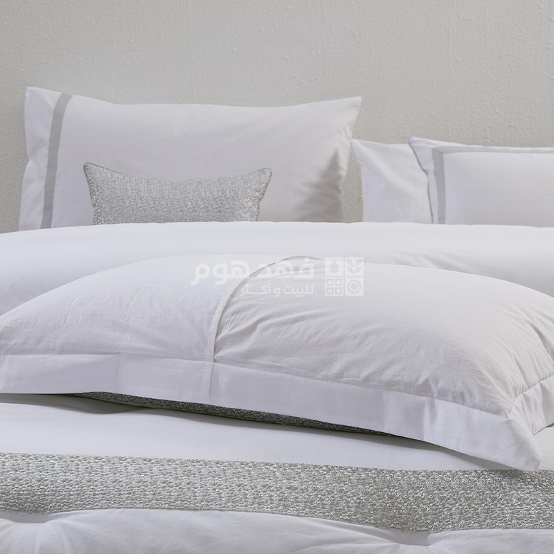 طقم غطاء تخت قطن 8 قطع HOTEL CHARM GRAY KING 260*240