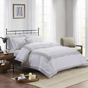 طقم غطاء تخت قطن 8 قطع HOTEL CHARM GRAY KING 260*240