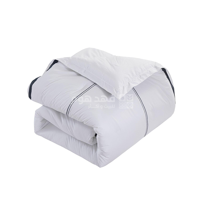 طقم غطاء تخت قطن 8 قطع HOTEL CHARM NAVY KING 260*240