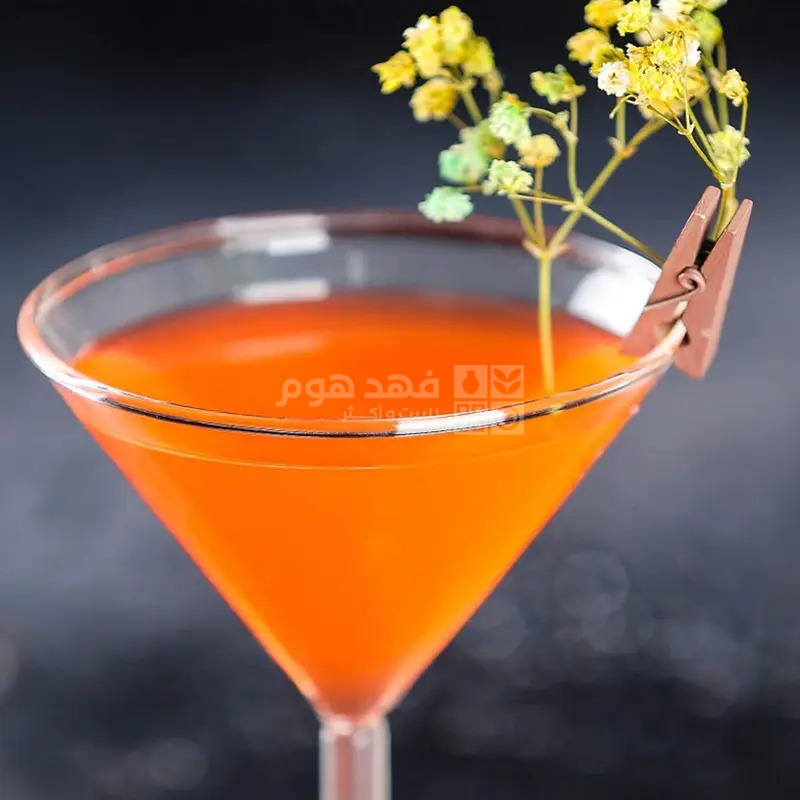 كاسة زجاج مصاصة
