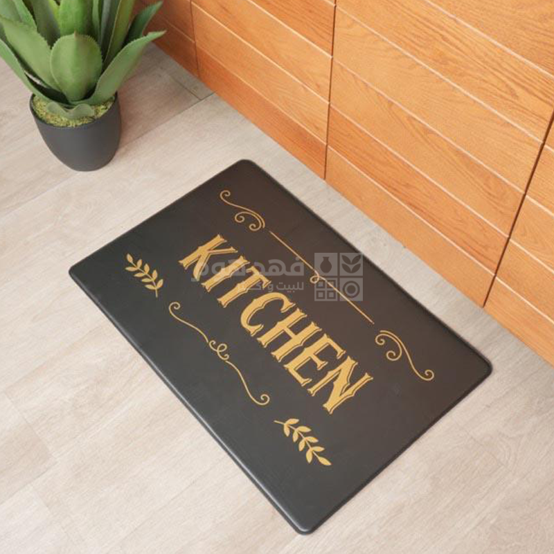 دعسة مطبخ فوم METAL KITCHEN BLACK 51*76 CM