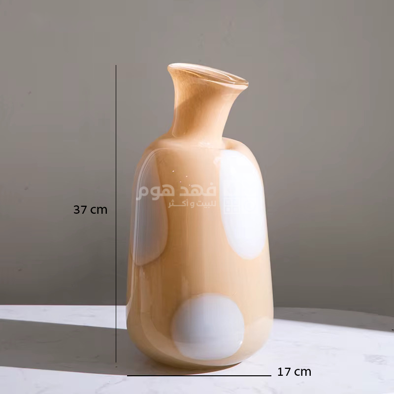 فازة زجاج زهري x17/8