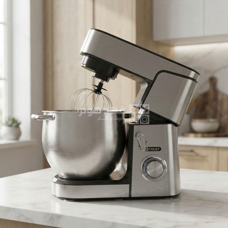 عجانة مع غطاء بودي سلفر 8.5 لتر / TRUST 1800W