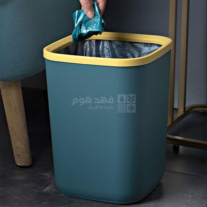 سلة بلاستك مفتوح مع اطار كبير x13/10