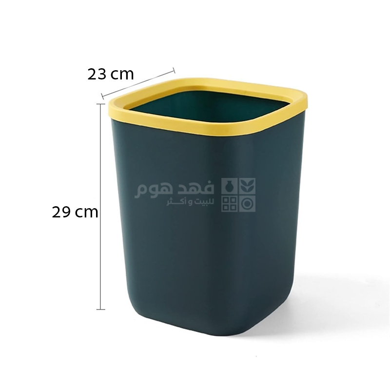 سلة بلاستك مفتوح مع اطار كبير x13/10