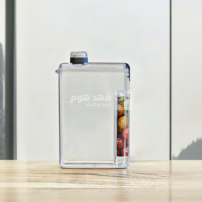 علبة زيت مستطيل غطا بلاستك لف 18*13سم SM250/8